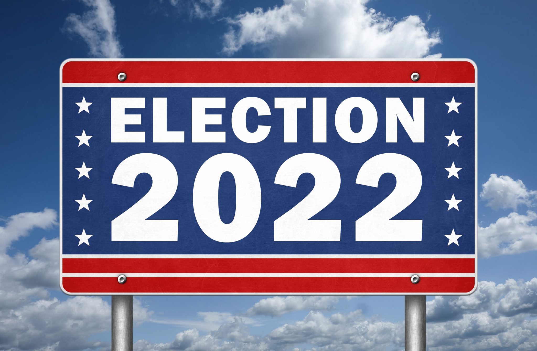 sign saying election 2022