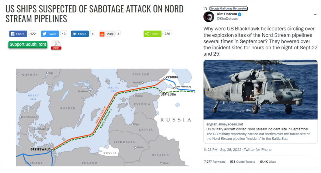 The Nord Stream Explosions: New Revelations About Motive, Means