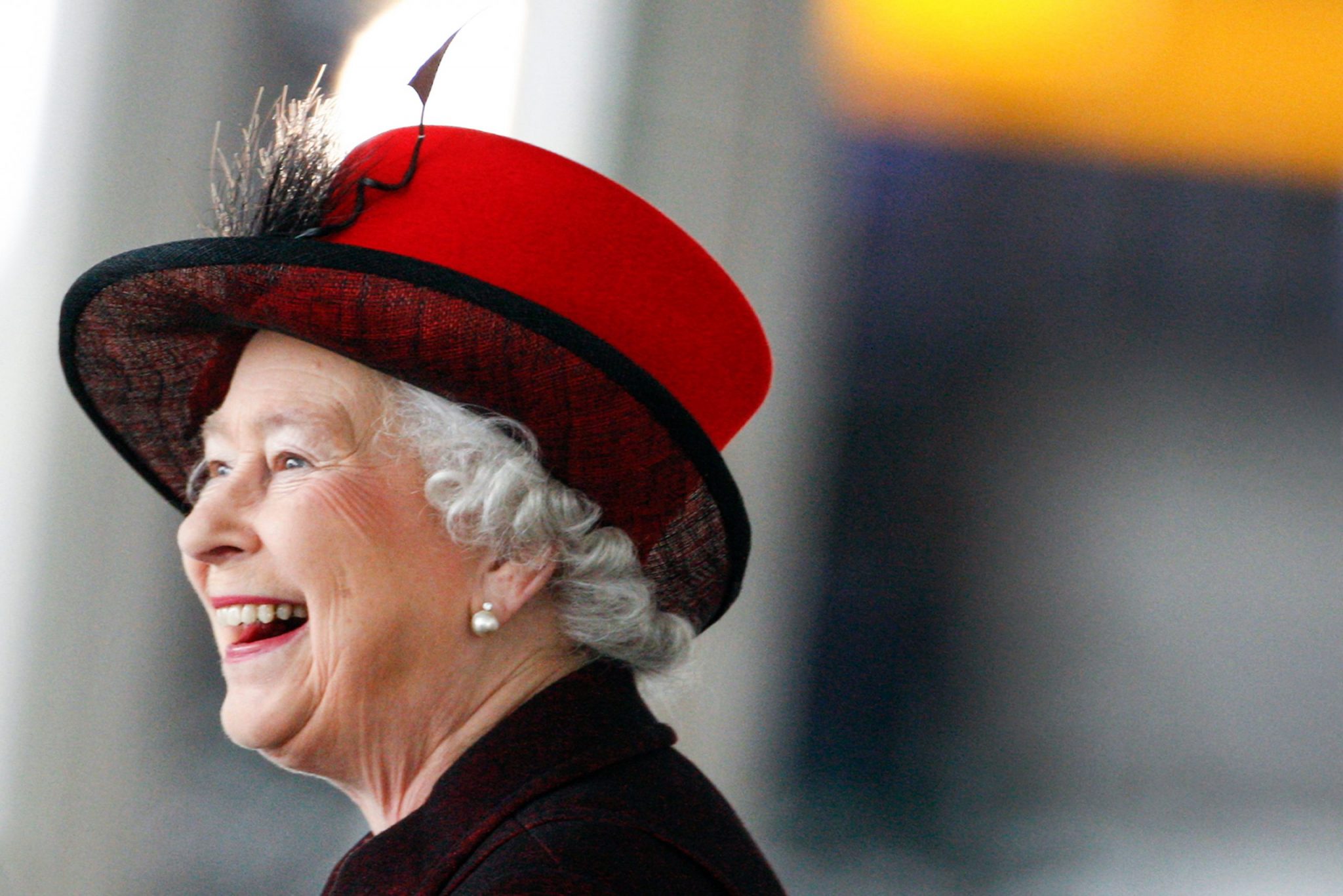 London, England - March 14, 2008: Her Royal Highness Queen Elizabeth II smiles during a visit in London.