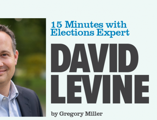 15 Minutes with Elections Expert David Levine